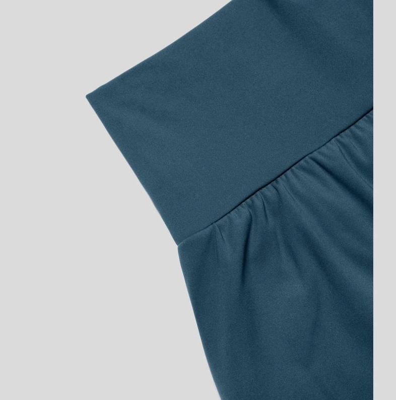 Shorts Compressão 2 em 1 Bolso Traseiro e Lateral Oculto, Ajuste Elástico e Confortável
